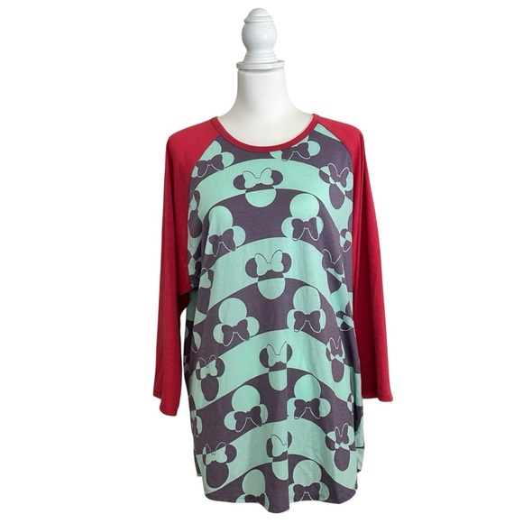 NWT LuLaRoe Disney Randy Minnie Mouse Plus Size 3XL - Picture 1 of 8